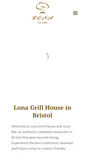 Mobile Screenshot of lonagrillhouse.com